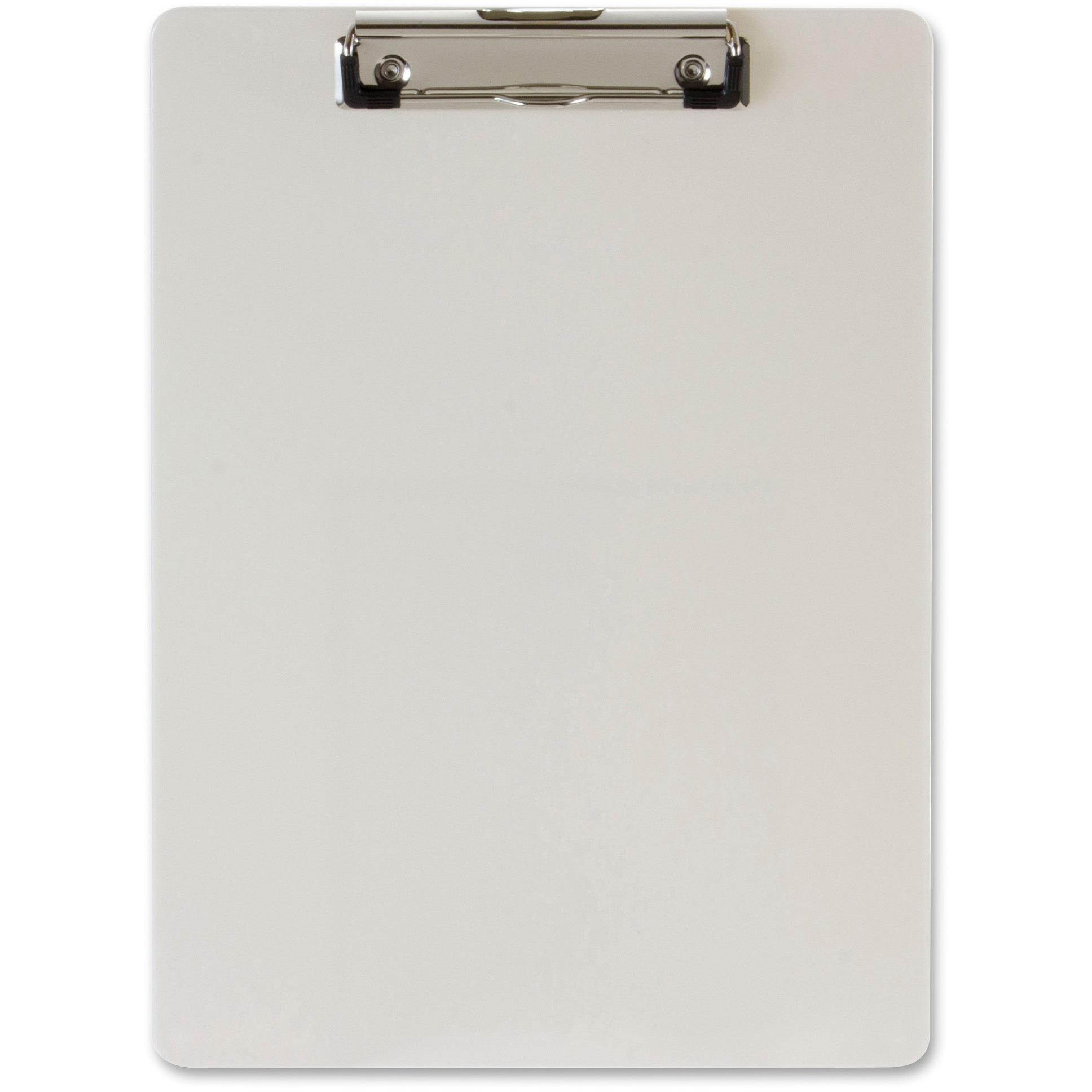 Officemate International Corp. Plastic Clipboard 9"X1/2"X12-1/2" Pearl 83047