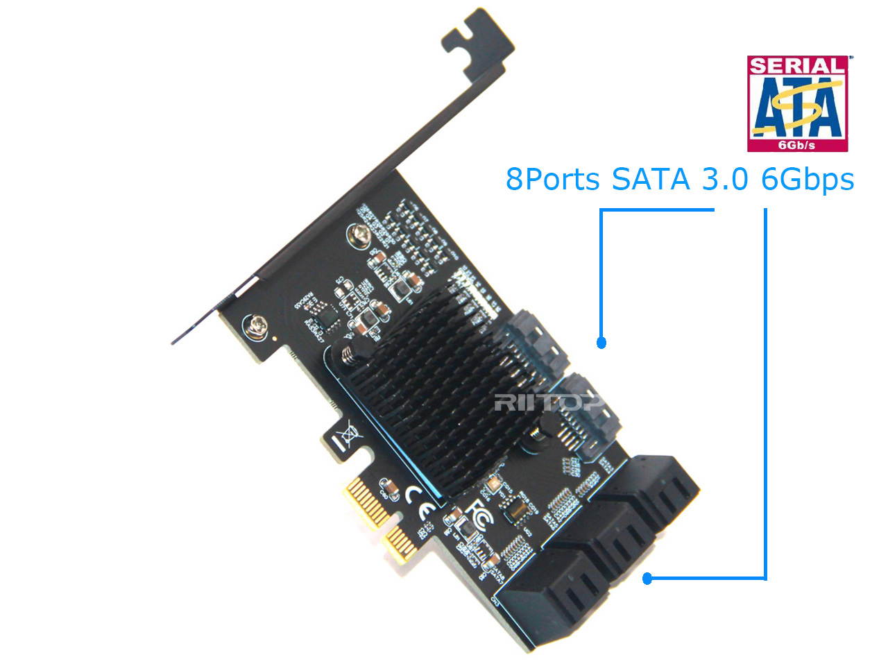iStarUSA DD-666-2U-M 2U PCIe x16 to PCIe x16 Riser Card Middle Position