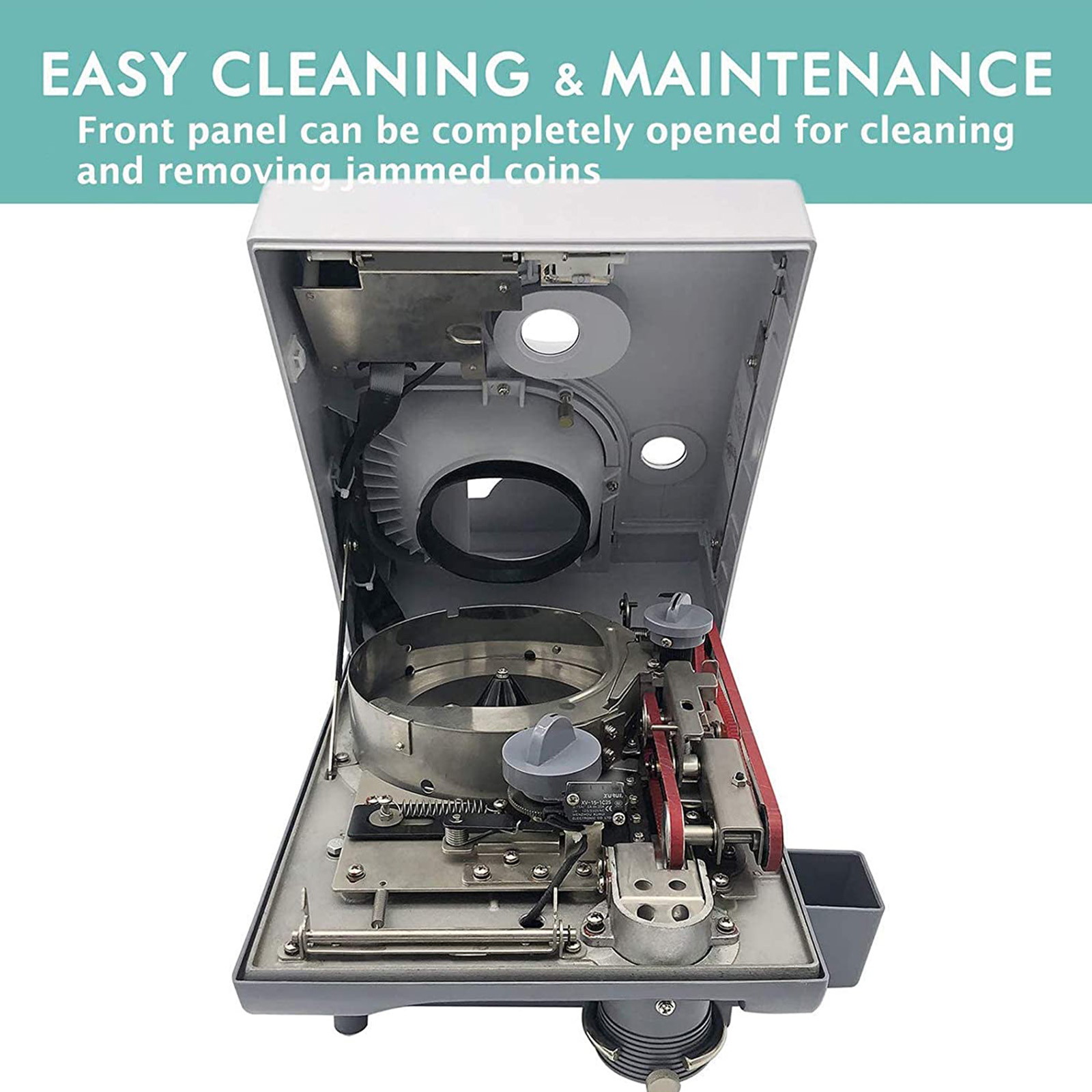 Ribao CS-2000 Heavy Duty Coin Counter and Sorter with Large Hopper Capacity