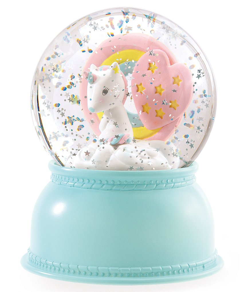 Djeco Unicorn Snow Globe Ball Night Light