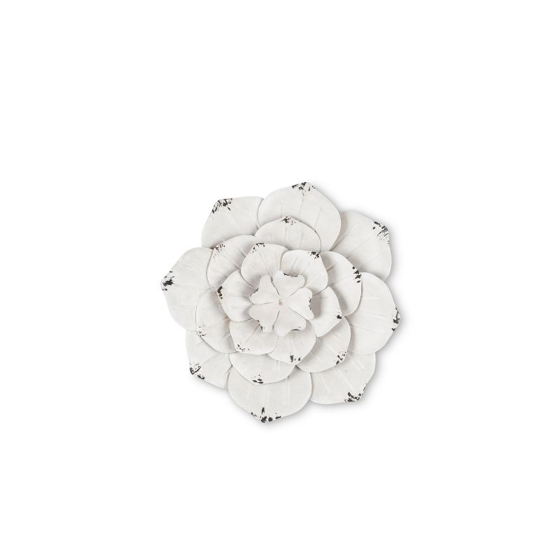 Lone Elm Studios Assorted, Bold and Blue Metal Wall Flowers (Set of 5)