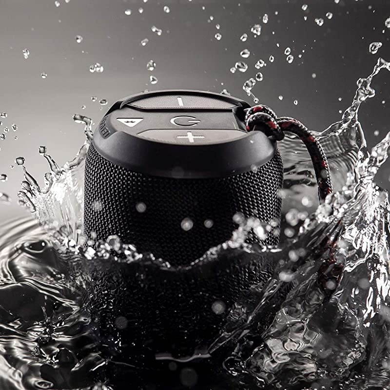 BRV-Mini - Waterproof Pairing Speaker - Rugged Portable Wireless Speaker - 12 Hours of Playtime - Red (604203555)