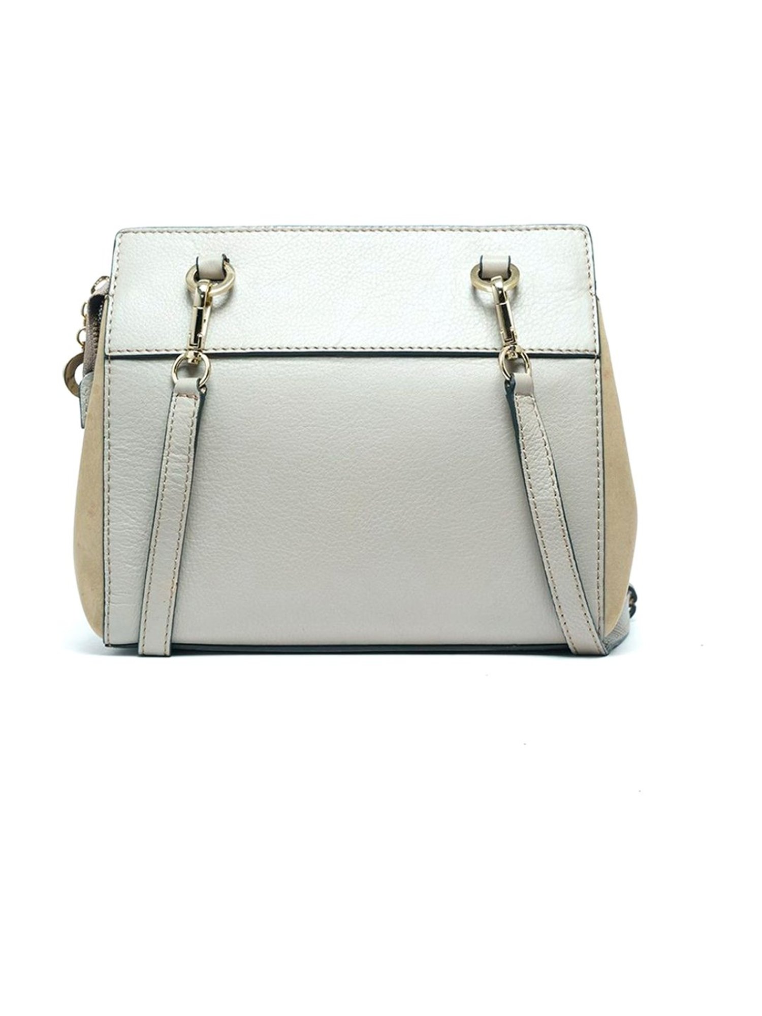 RI2K London Grey Leather Small Cross Body Bag