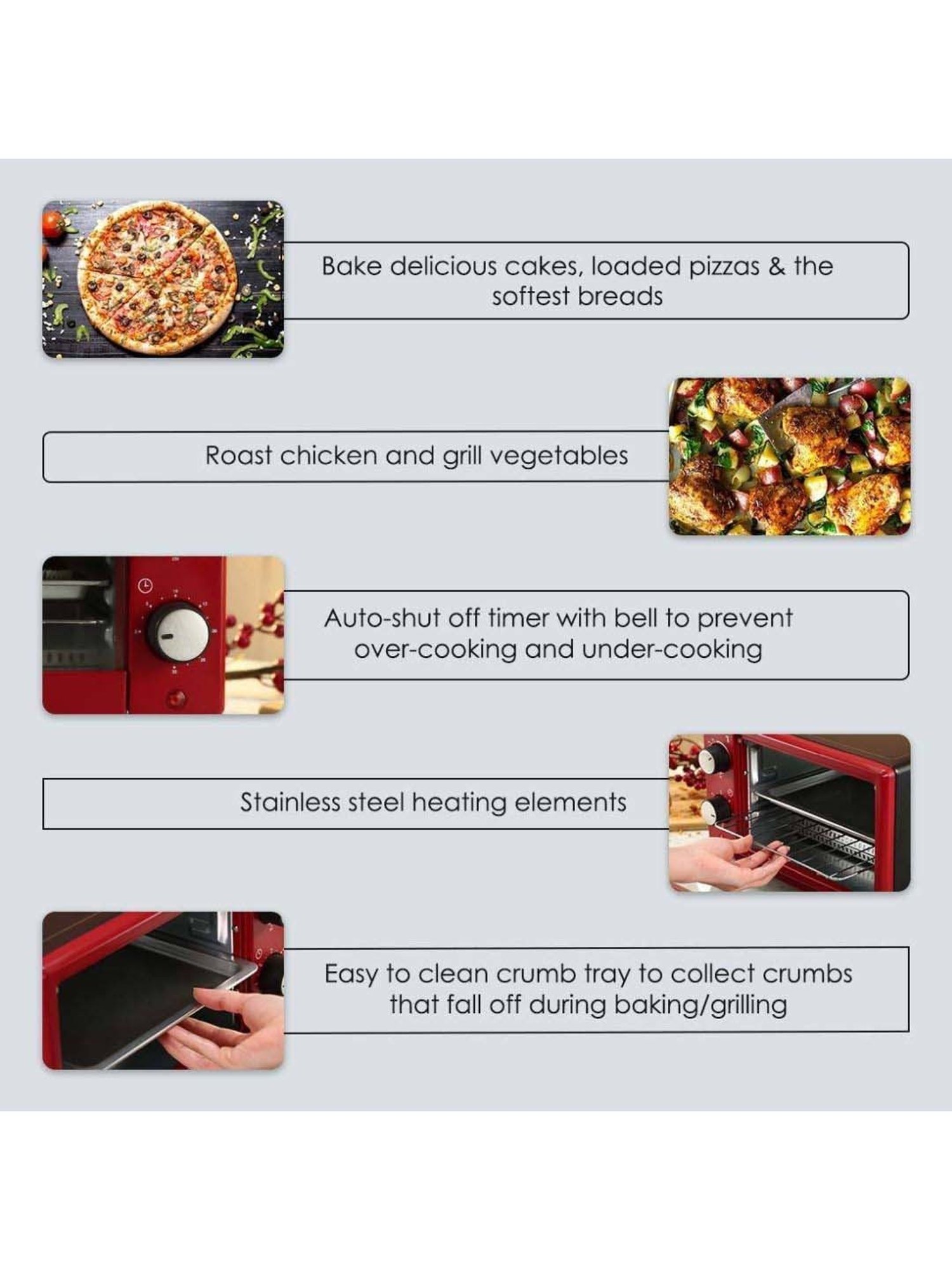 BLACK+DECKER 1280W 19L Oven Toaster Grill