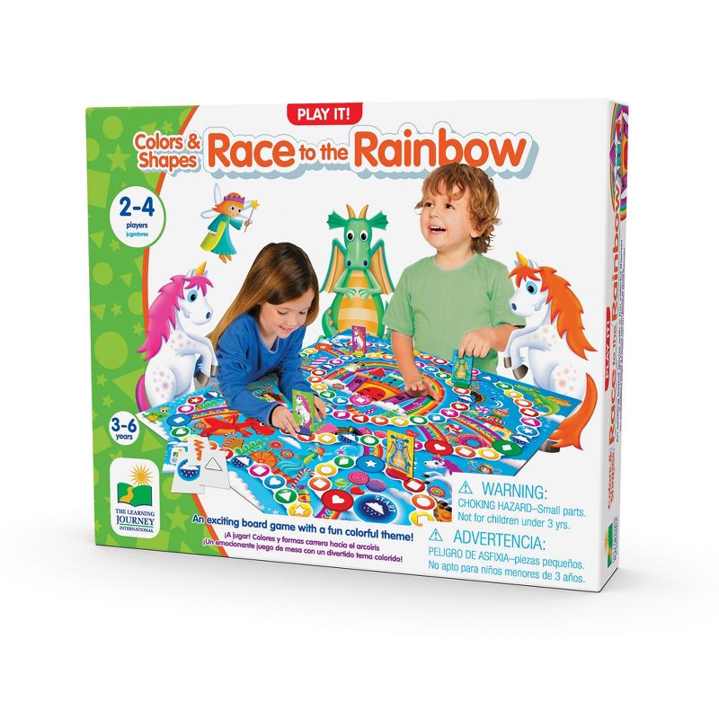 The Learning Journey Play It! Colors & Shapes Race To The Rainbow