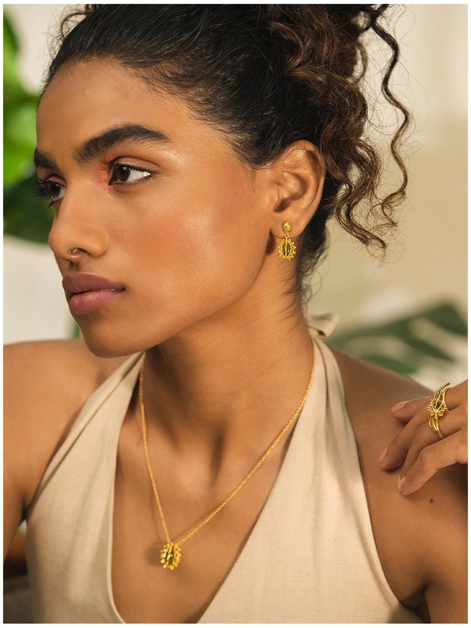 Shaya 92.5 Sterling Silver Magnifica Bloom Earrings for Women