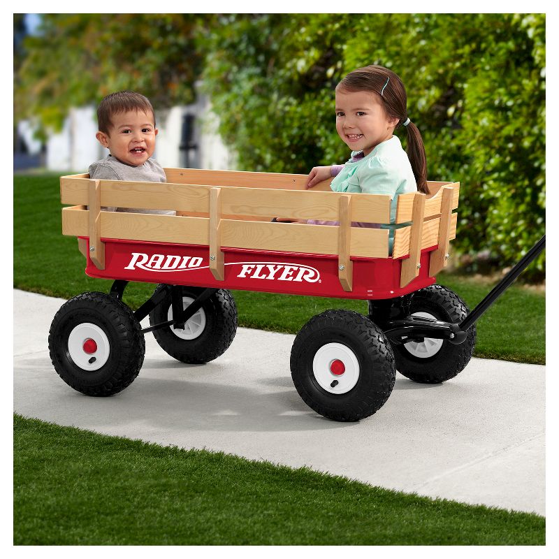 Radio Flyer 34" All-Terrain Steel & Wood Wagon