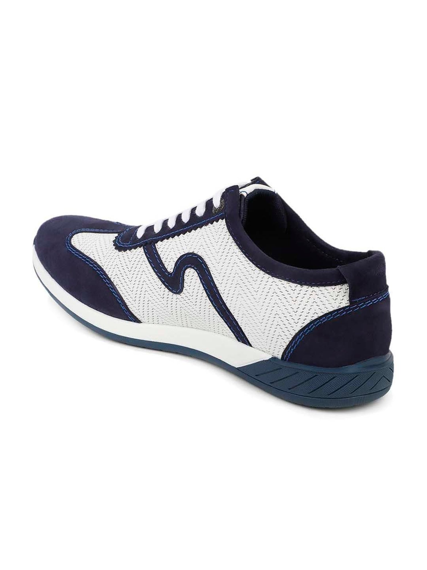 EZOK Men's White Casual Sneakers