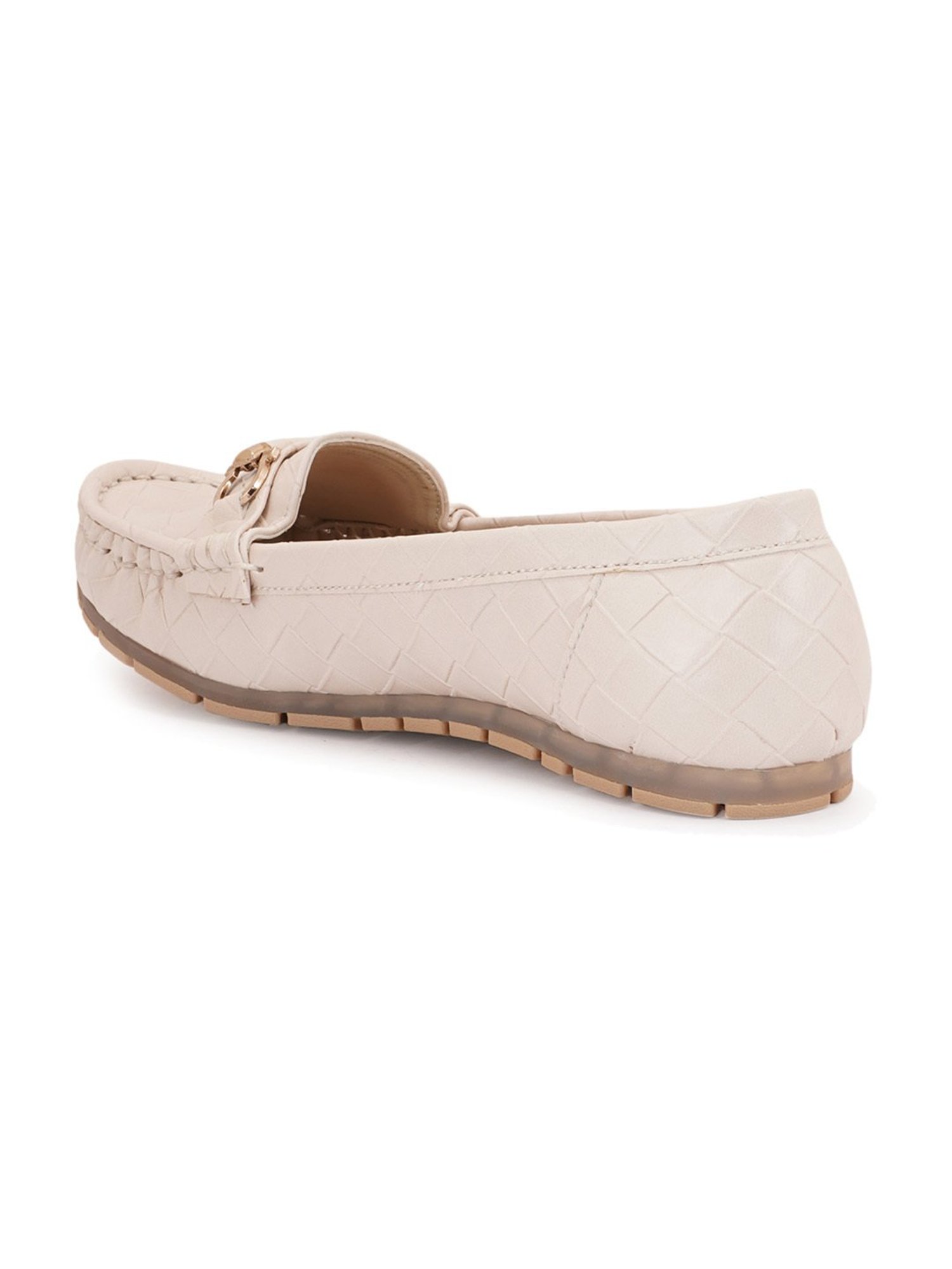 Scentra Women's Beige Casual Loafers