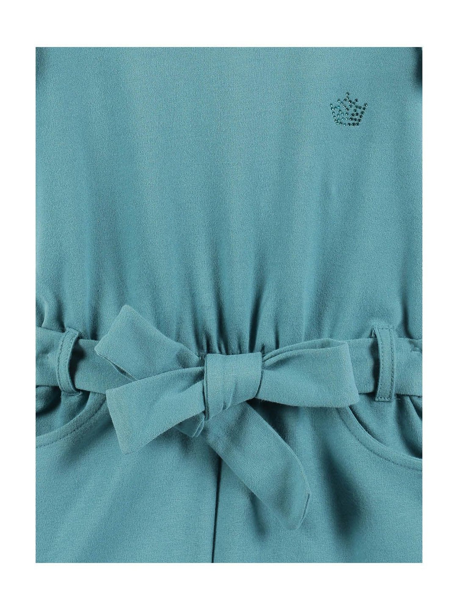 Plum Tree Kids Teal Solid Jumpsuit