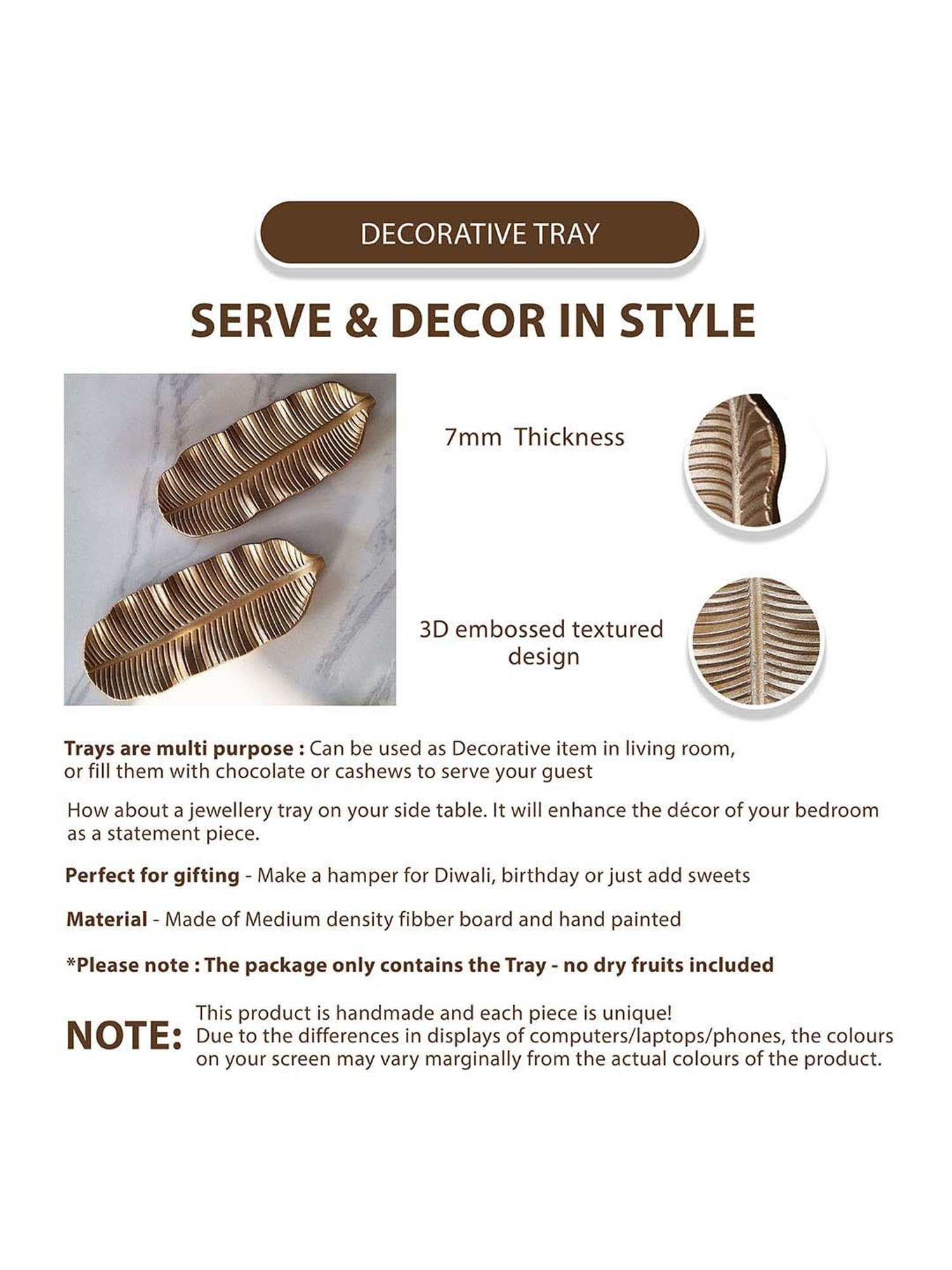 Gibson Home 18" x 24" Ceramic Gracious Rectangular Serving Platter