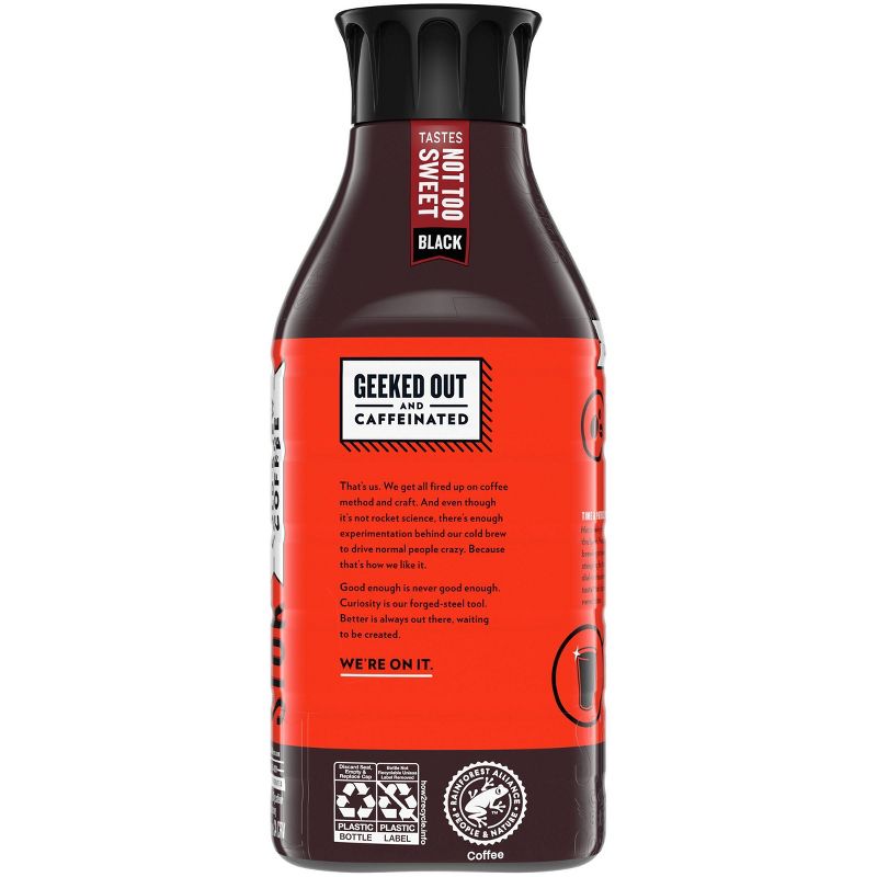 SToK Not Too Sweet Black Cold Brew Iced Coffee - 48 fl oz