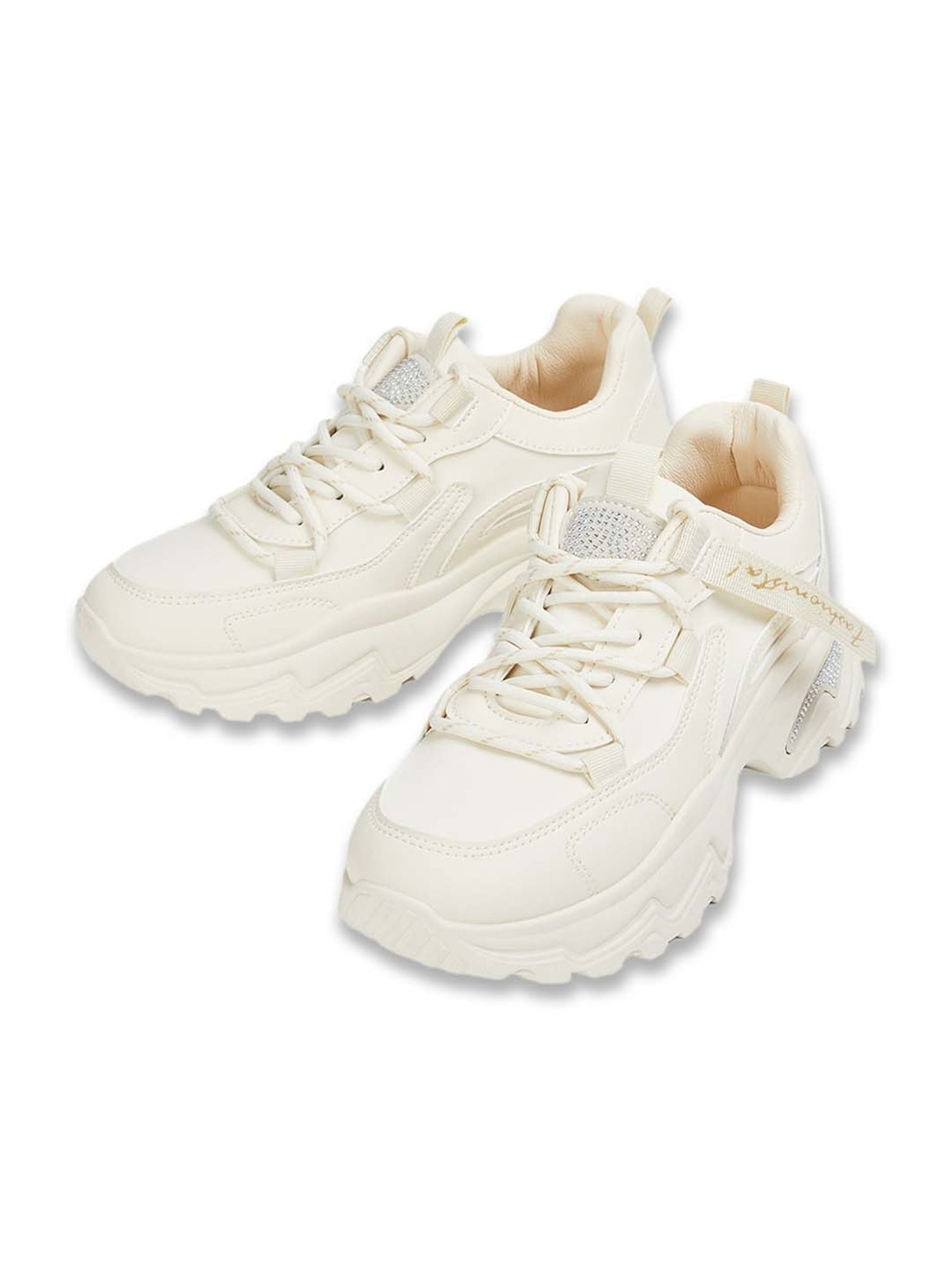 Ginger by Lifestyle Women's Beige Running Shoes