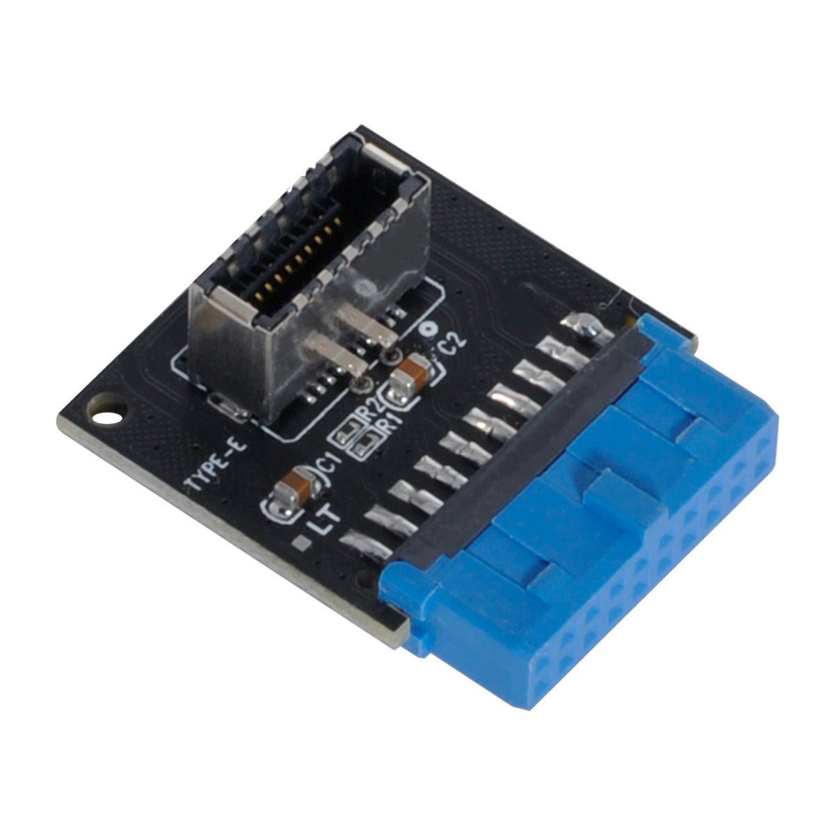 Chenyang USB 3.1 Front Panel Socket Type-E to USB 3.0 20Pin Header Male Extension Adapter for Motherboard