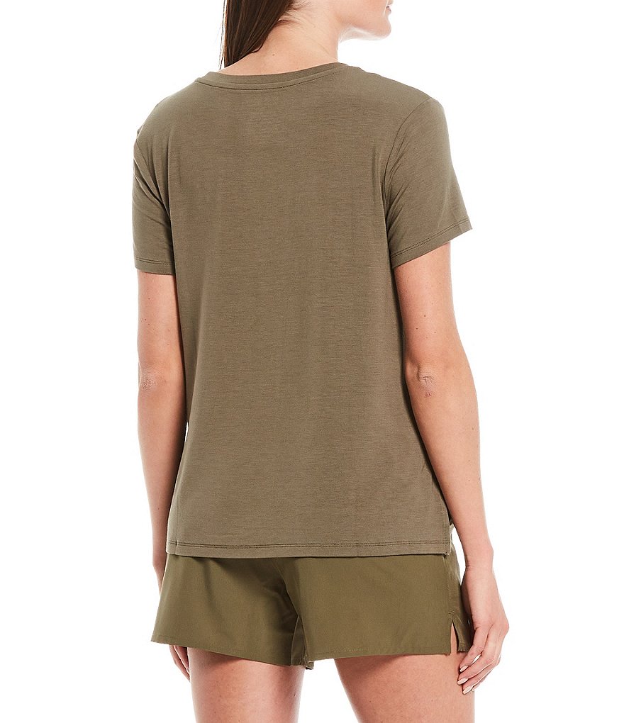 Half Moon by Modern Movement Solid Knit Coordinating Sleep Tee