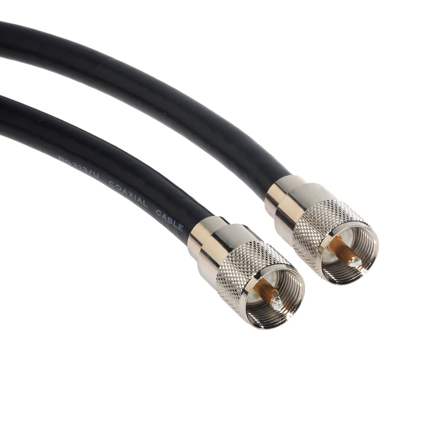 BJC RG-6 Coaxial Cable, 50 Foot, Black; Broadcast Quality Coax, Assembled in ...