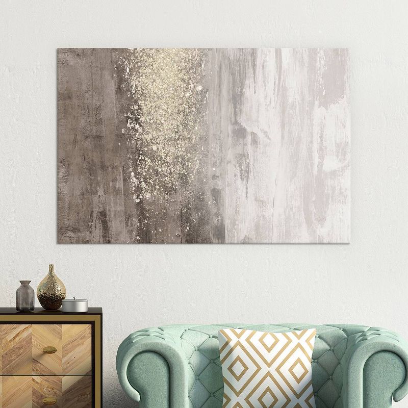 40" x 26" Glitter Rain by Jennifer Goldberger Canvas Print - iCanvas