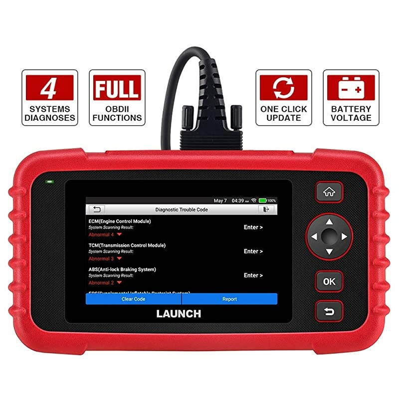 OBD2 Scanner CRP123X Code Reader for ABS SRS Engine Transmission Diagnostic Tool 50 Touchscreen Android 70Based WiFi OneClick Lifetime Free Update Scan Tool Upgraded Version of CRP123