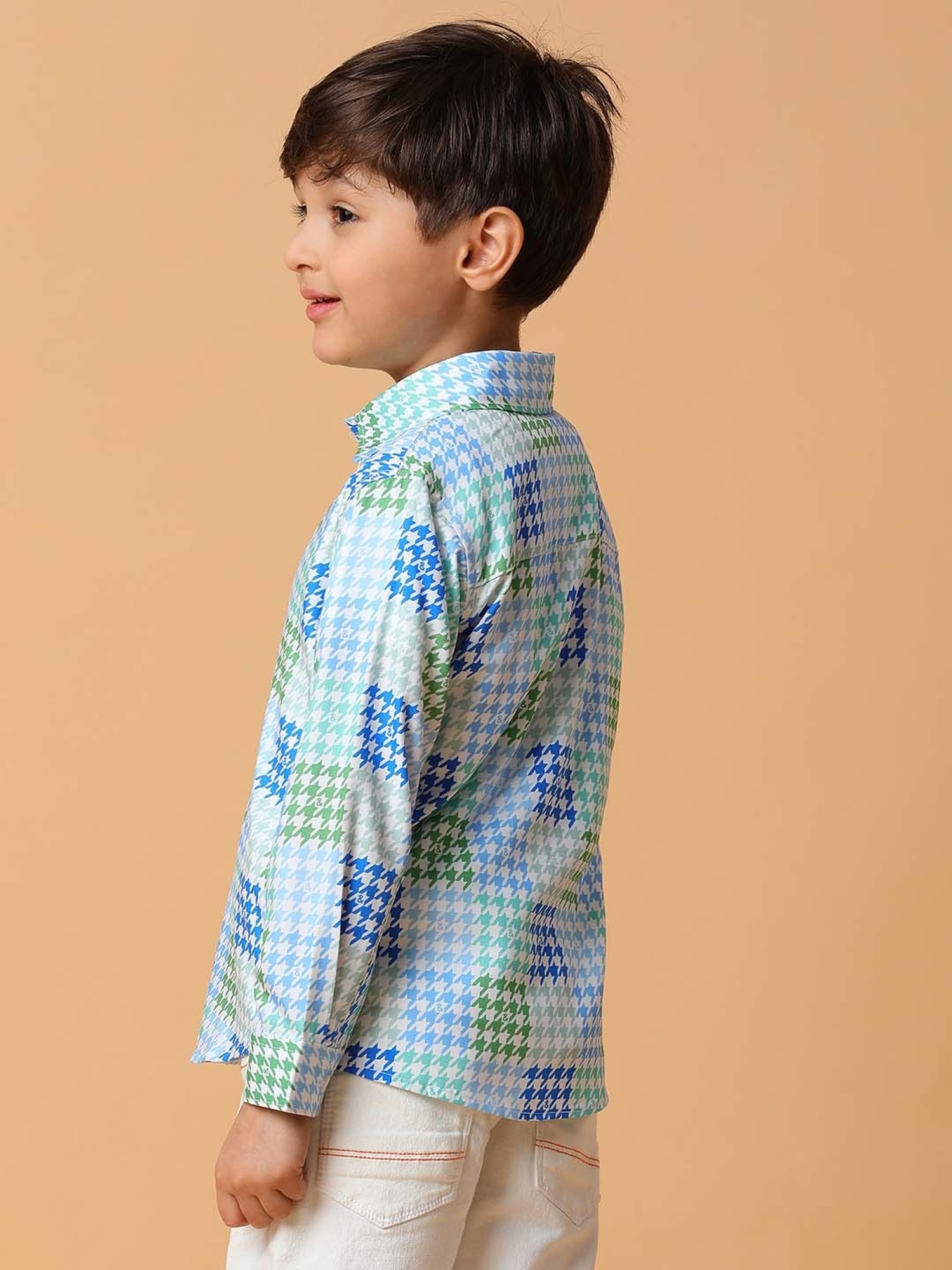 Tales & Stories Kids Multicolor Printed Full Sleeves Shirt