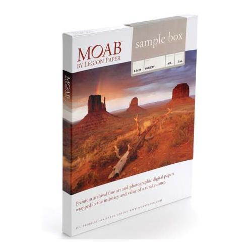 Moab Sampler Pack Glossy Paper Sample Pack (8.5x11"), 24 Sheets #L21-MOABSAMUS