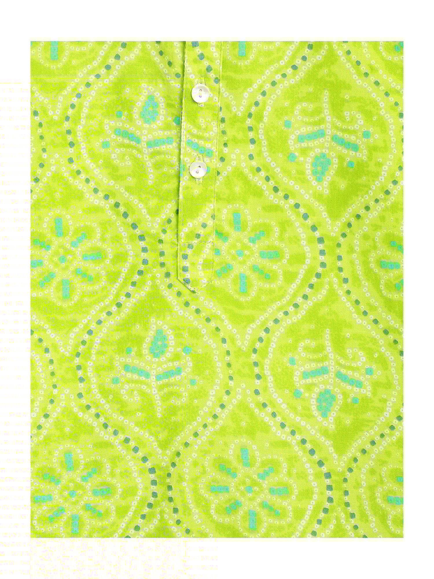 VASTRAMAY Kids Pink & White Floral Print Kurta Set