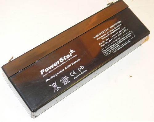 Battery,Sealed Lead Acid,12V,2.3Ah,Housing ABS,Faston,0.187 In. Male Tab
