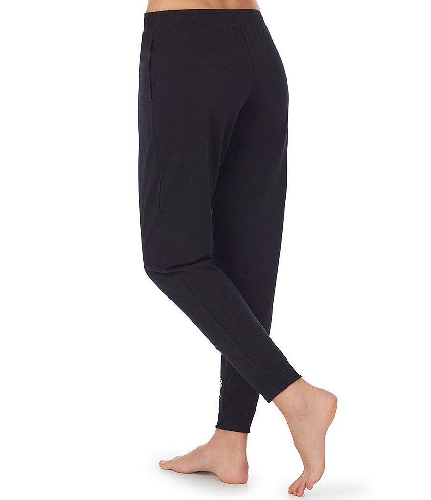 Peanuts Snoopy & Woodstock Appliqued French Terry Coordinating Jogger Sleep Pants