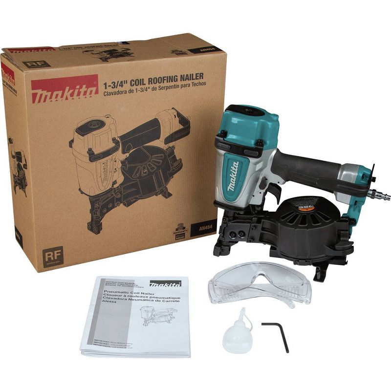 Refurbished Makita AN454-R 1-3/4 in. Coil Roofing Nailer