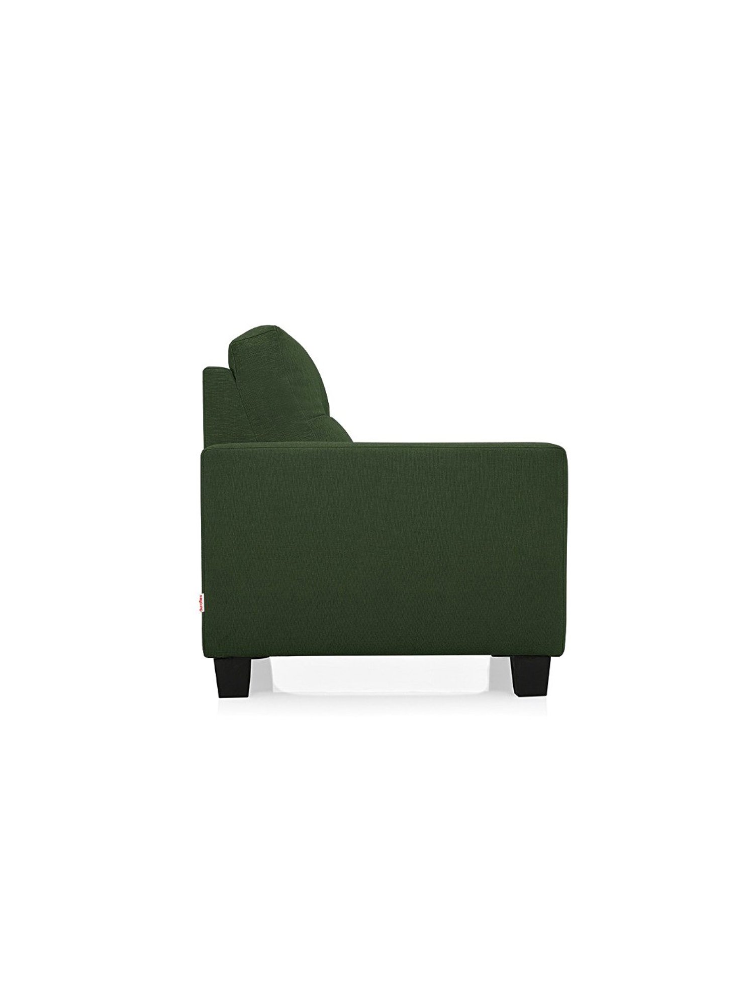 Duroflex Ease Sap Green Neem Wood 1 Seater Sofa