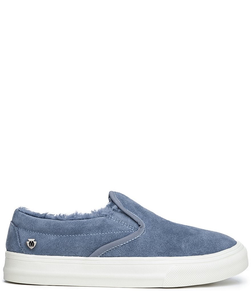 Minnetonka Women's Wilder Faux Fur Trim Sneakers