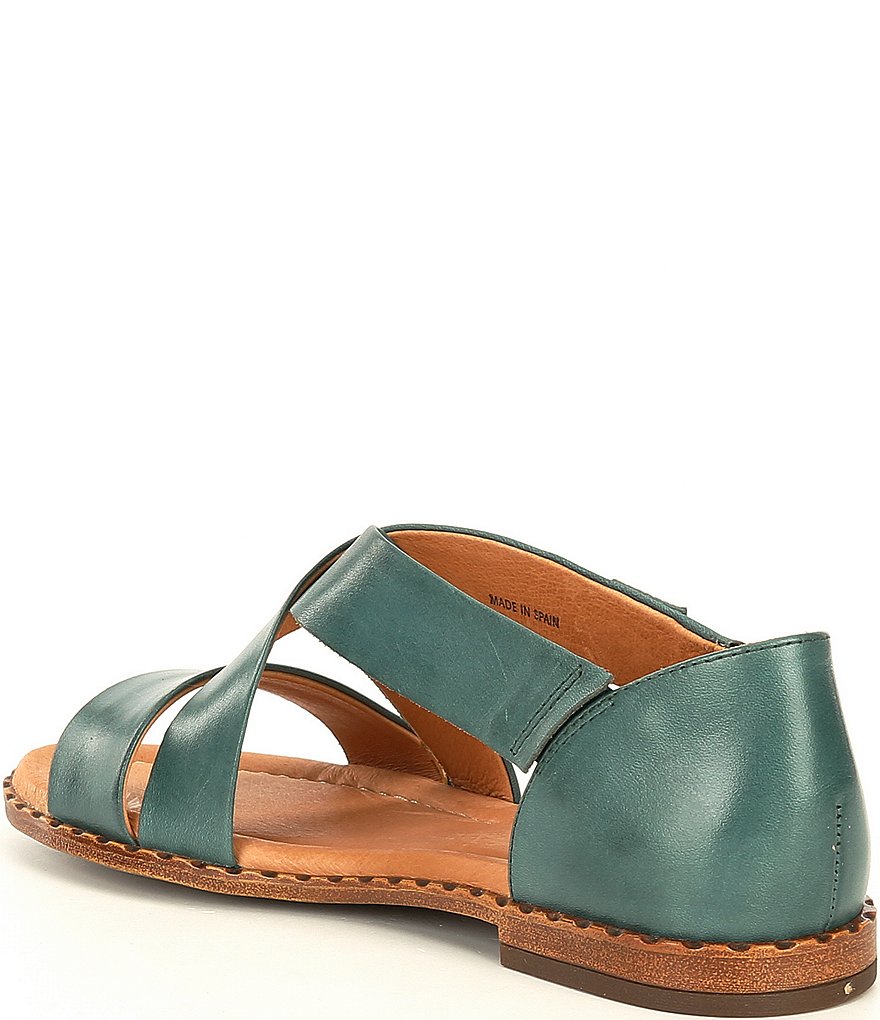 Pikolinos Algar Crisscross Banded Leather Slip-On Sandals