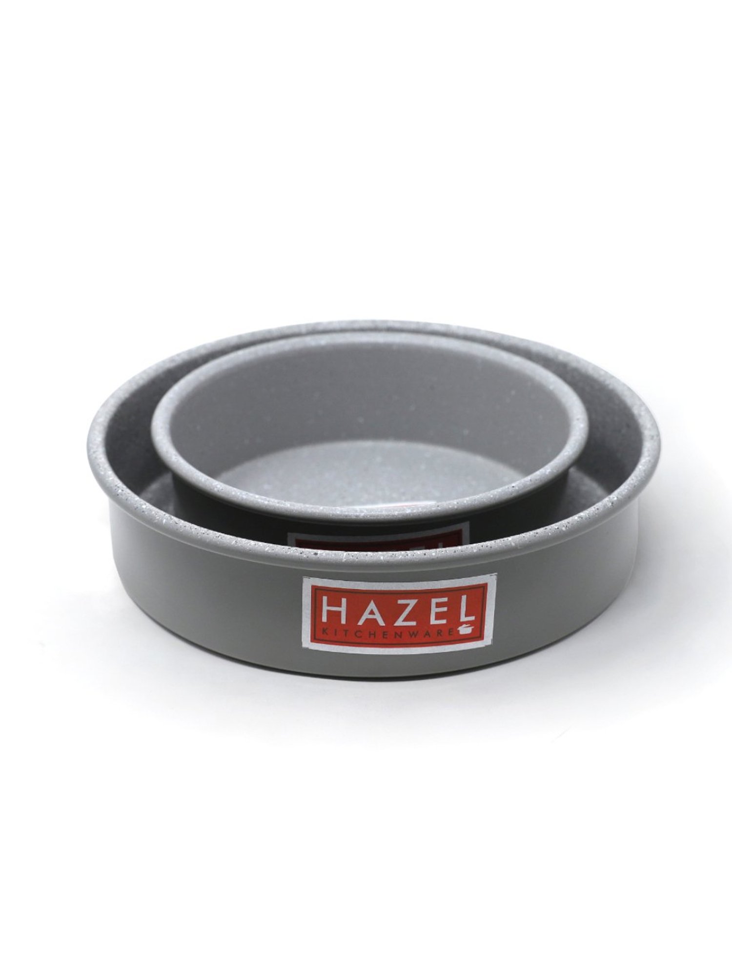 HAZEL Alfa Grey Aluminium Cake Mould (Set of 2)