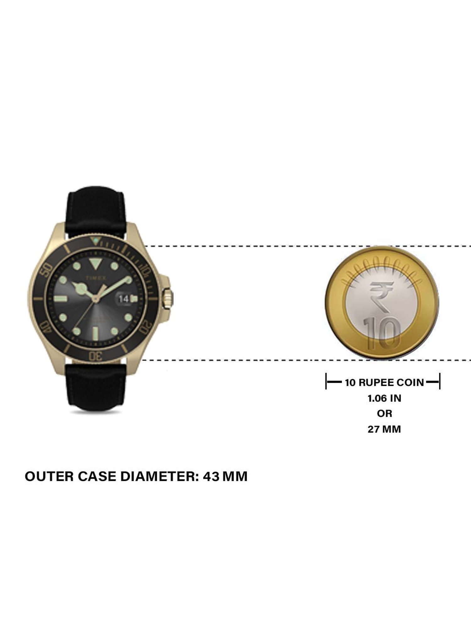 TIMEX Trend Men Black Round Dial Analog Watch - TW2V42200UJ