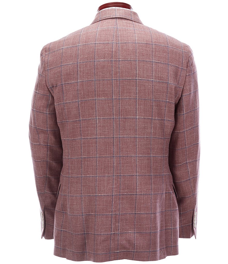 Murano Interstellar Collection Slim-Fit Checked Suit Separates Blazer