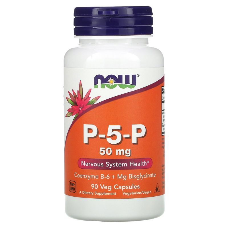Now Foods P-5-P, 50 mg, 90 Veg Capsules, Vitamin B