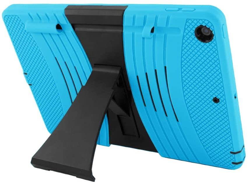 iPad 10.2 Case, Premium Rugged Hybrid Case, Kickstand, Impact Drop Protection Cover For Apple iPad 10.2 7th 8th 2019/2020 Generation (Purple)