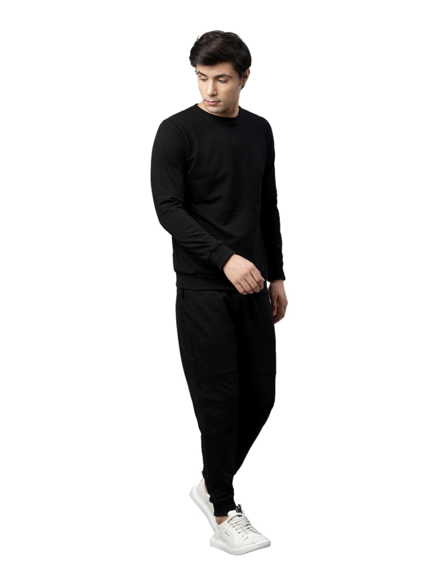 Rigo Black Regular Fit Tracksuit