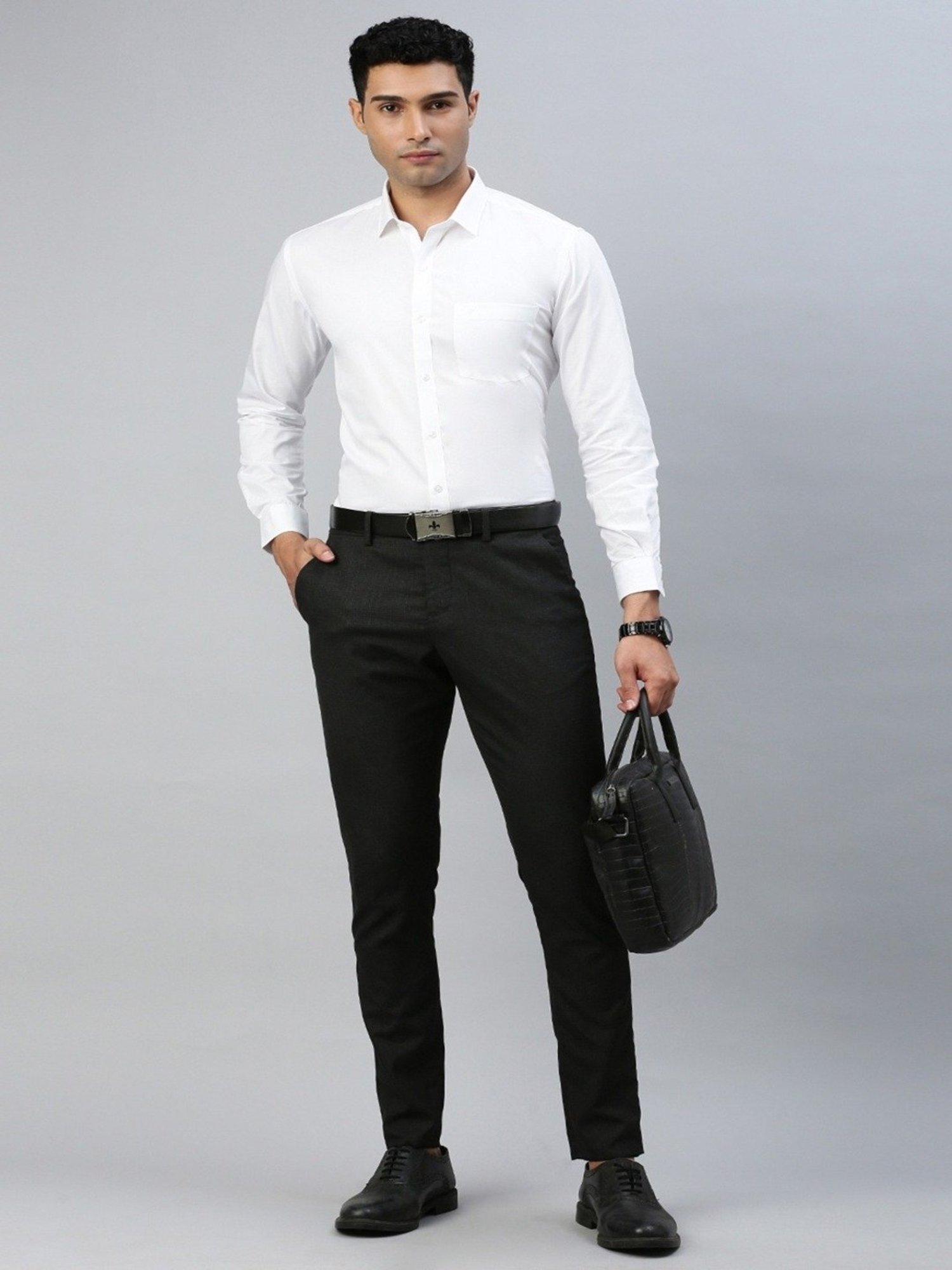 Ramraj White Cotton Regular Fit Shirt - Pack Of 2