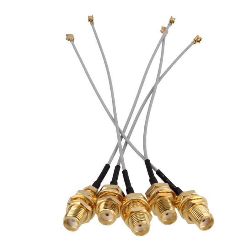 BQLZR IPEX/SMA Module Cable IPX Female to SMA Female 15CM Length RF Cable Set of 50