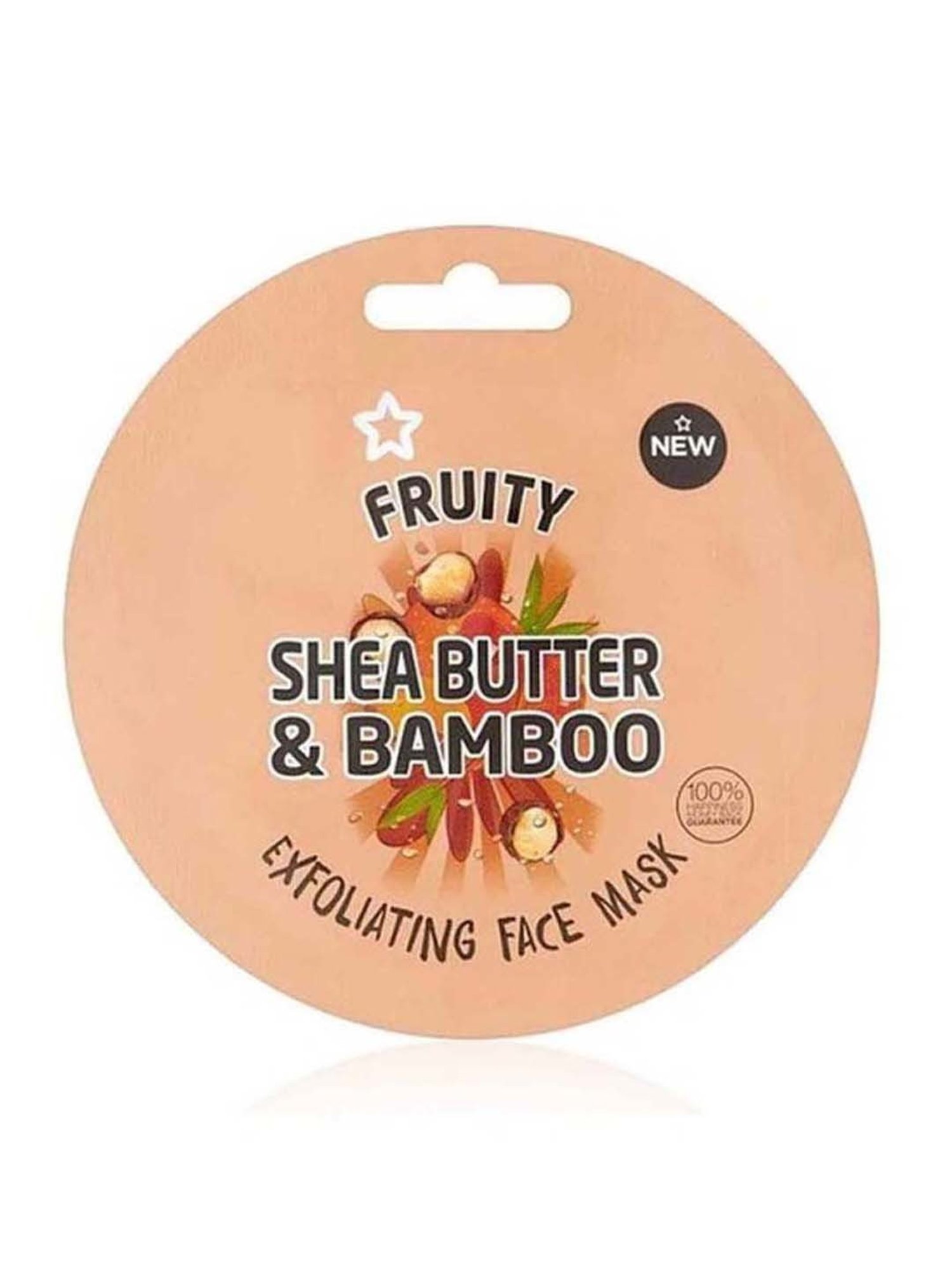 SuperDrug Shea Butter & Bamboo Exfoliating Face Mask - 10 ml
