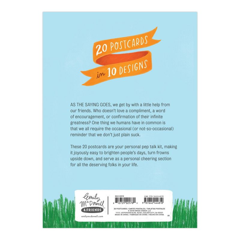 20ct Pep Talk Postcards