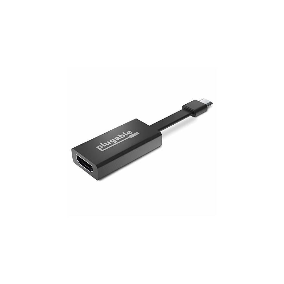Plugable USB C to HDMI Adapter 4K 30Hz, Thunderbolt 3 to HDMI Adapter Compatible with MacBook Pro, Windows, Chromebooks, 2018+ iPad Pro, Dell XPS, Thunderbolt 3 Ports and More