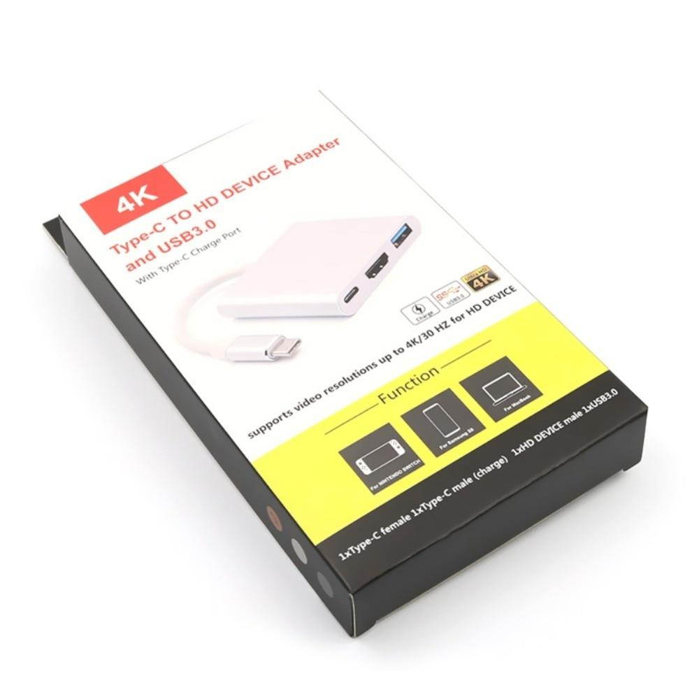 Replacement Dock for Samsung Galaxy USB 3.1 Type-C to HDMI Adapter for Nintendo Switch Console to TV Video Digital Converters