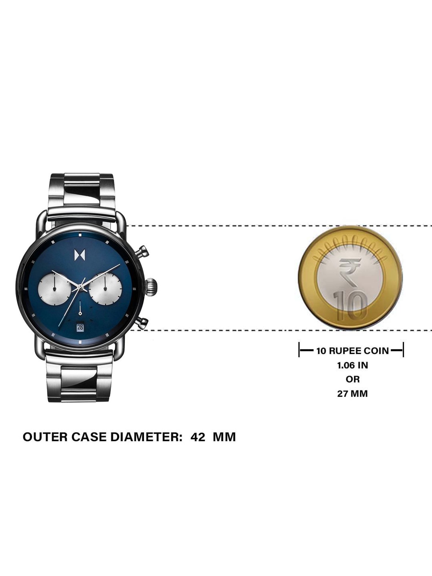 MVMT MGI-28000271 Blacktop Ii Analog Watch for Men