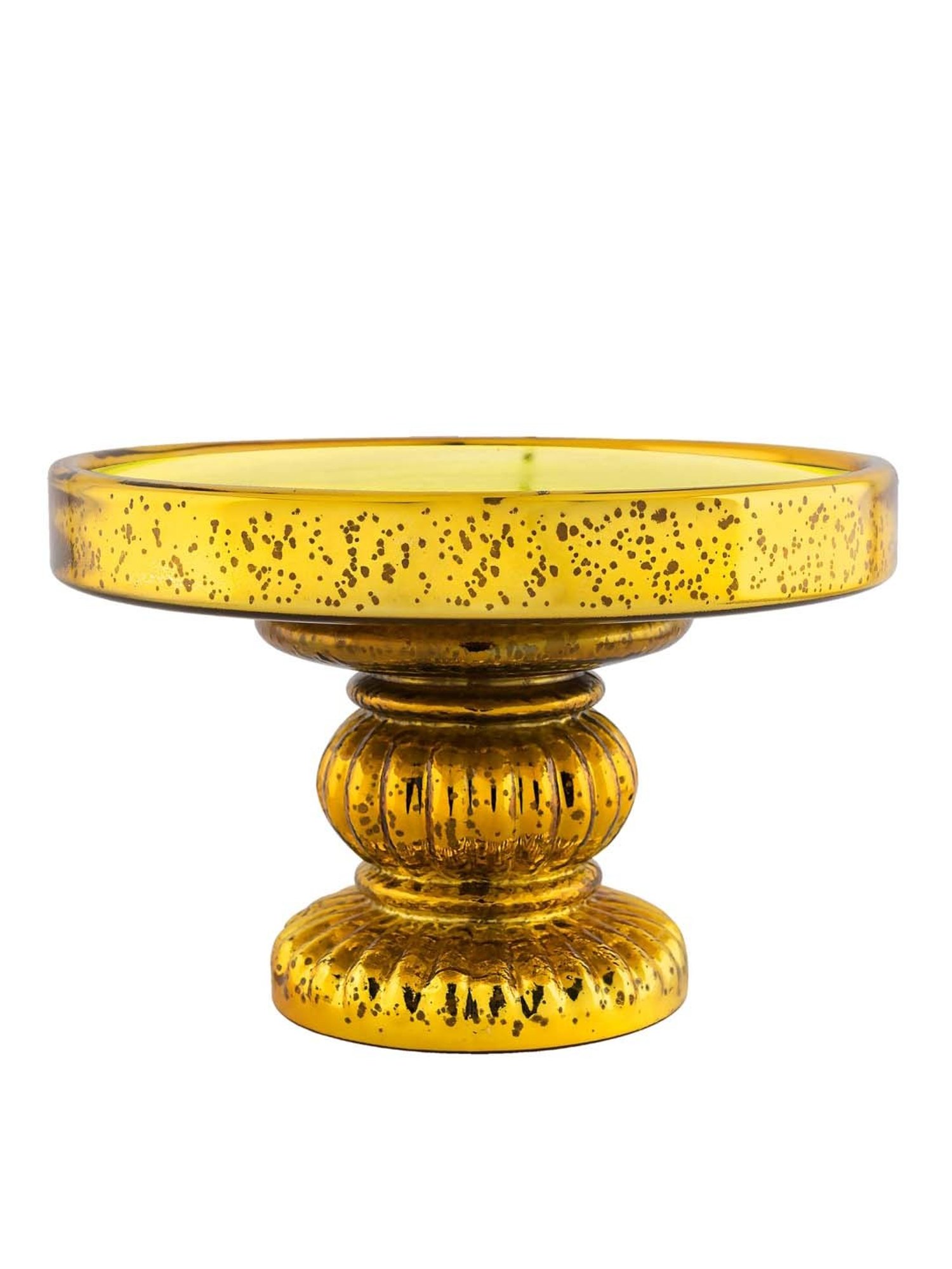Homesake Golden Glass 25 cm Cake Stand - Set of 1