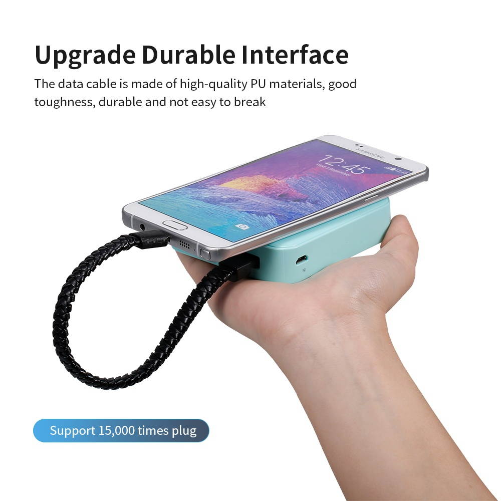 Creative Braiding Bracelet Data Cable Portable Charging Cable Android Data Cable Type-C Interface