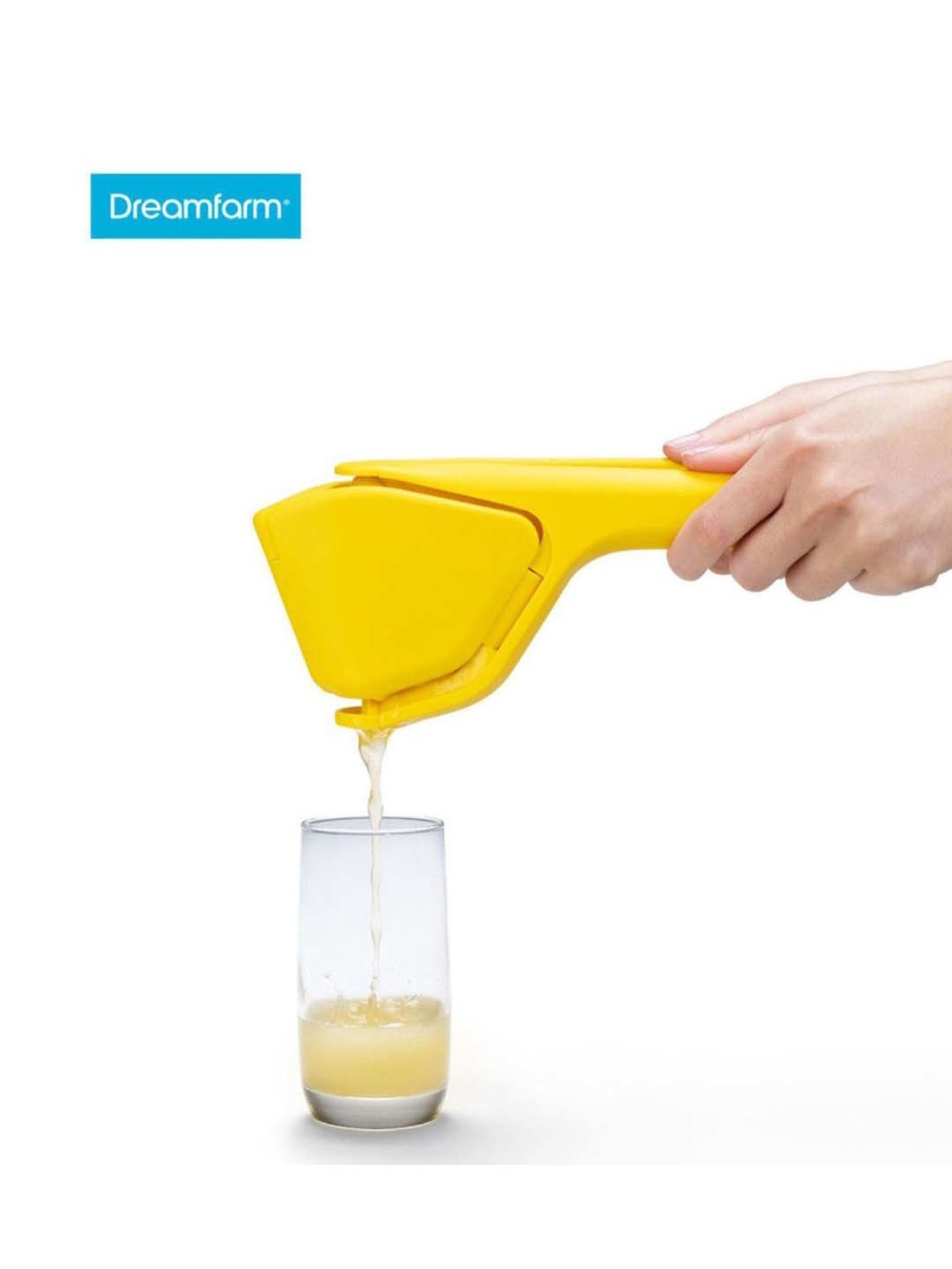 Dreamfarm Yellow Medium Manual Lemon Squeezer