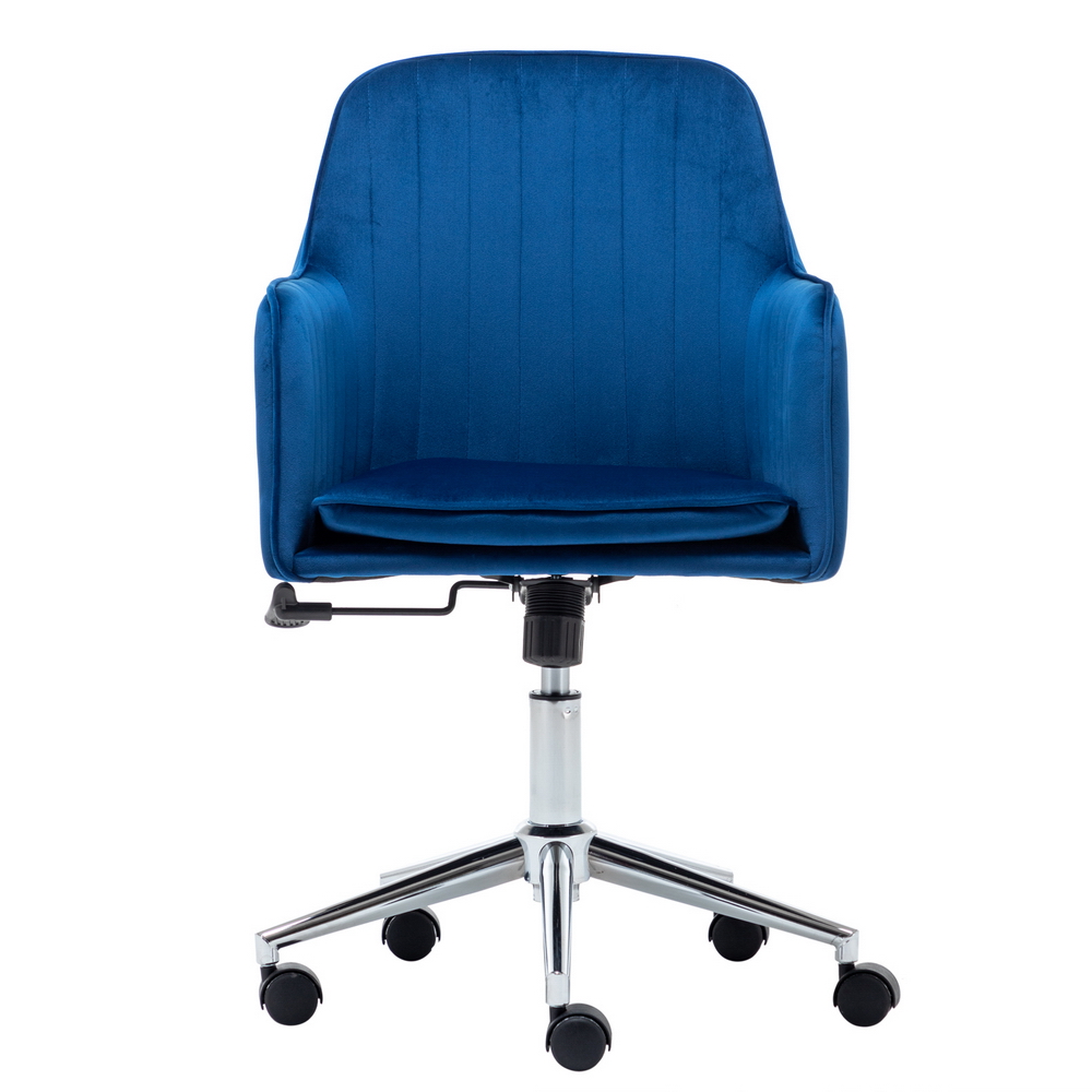 Velvet fabric Office Desk Chair with Mid-Back