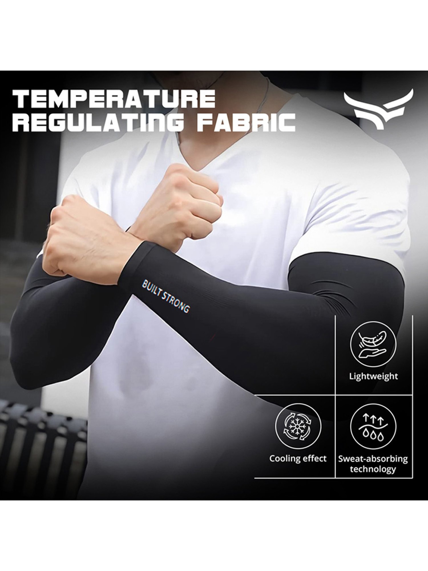 Protoner Gym Gloves with Padded Palm and Wrist Support (Black)