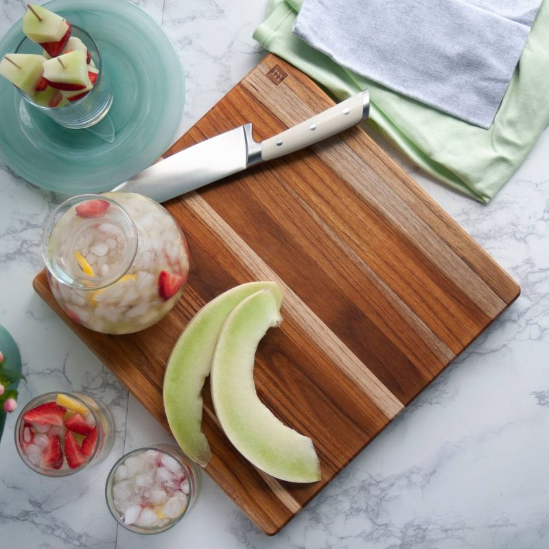 Architec Madeira Teak Edge-Grain Medium Chop Block 14"x14"x1.25"